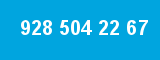 928 504 22 67